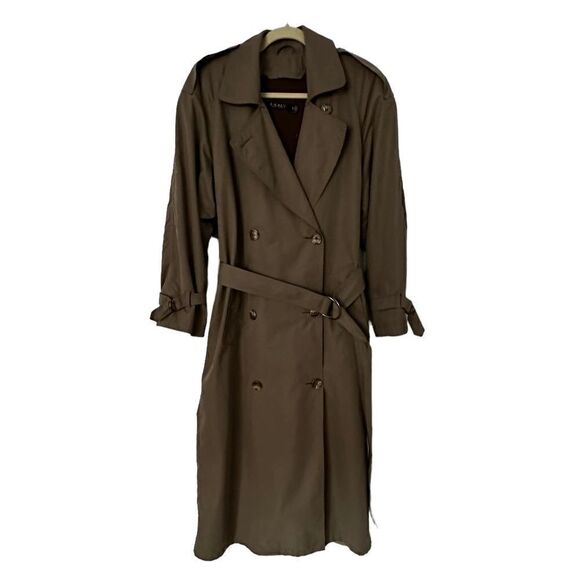 Ralph Lauren Black Label Double Breasted Trench Coat Removable Wool Liner | XL - Picture 1 of 16